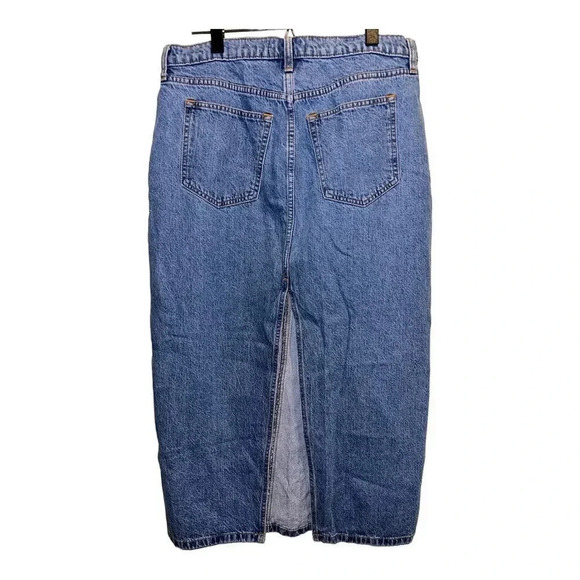 Abercrombie & Fitch Midi Denim Skirt - Picture 2 of 5